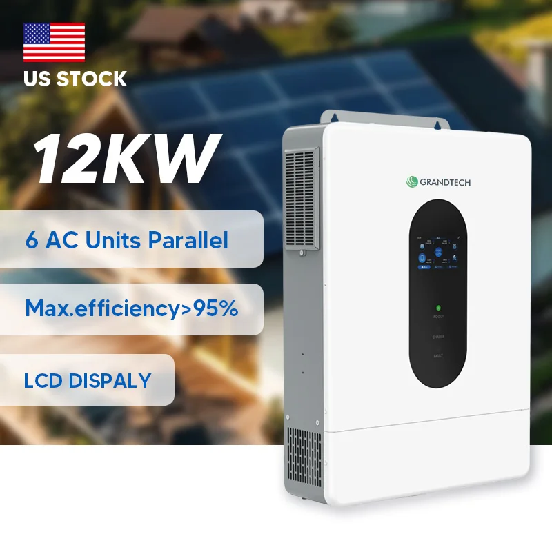 Bộ biến tần năng lượng mặt trời lai 3KW 5,5KW 12kw MPPT 110V 220V Đơn/Pha chia DC/AC Onduleur Bộ biến tần độc lập dùng trong gia đình