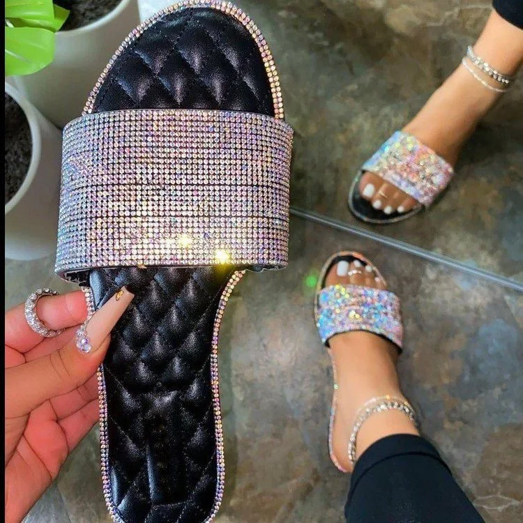 Cute diamond slides hot sale