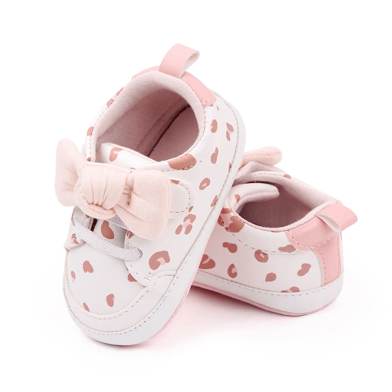 Hook&loop Soft PU Leather Baby Toddler Girl Shoes 2023 factory