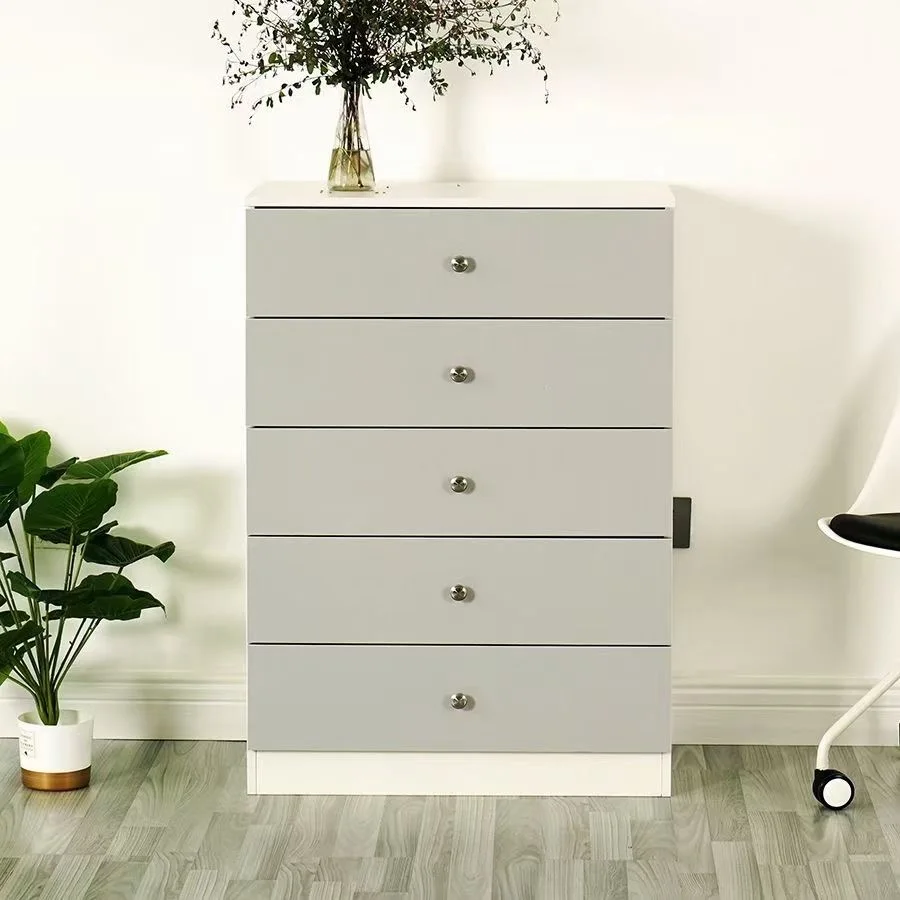 Современный стиль 5 ящиков с меламиновым ламинированным МДФ или ДСП