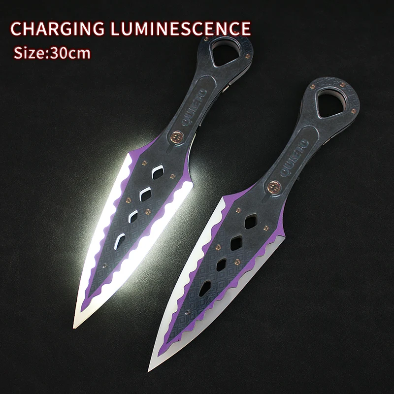 Aluminum Heirloom Knife - Apex Legends outlet - Kunai Wraith Steel - Light Metal, Laser Engrave