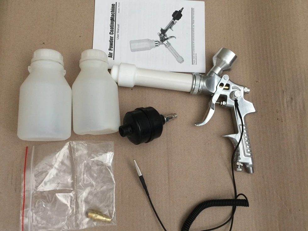 Portable High Efficiency Manual Powder Coating System Includes Efficient Coating Spray Gun New Condition Painting Equipment