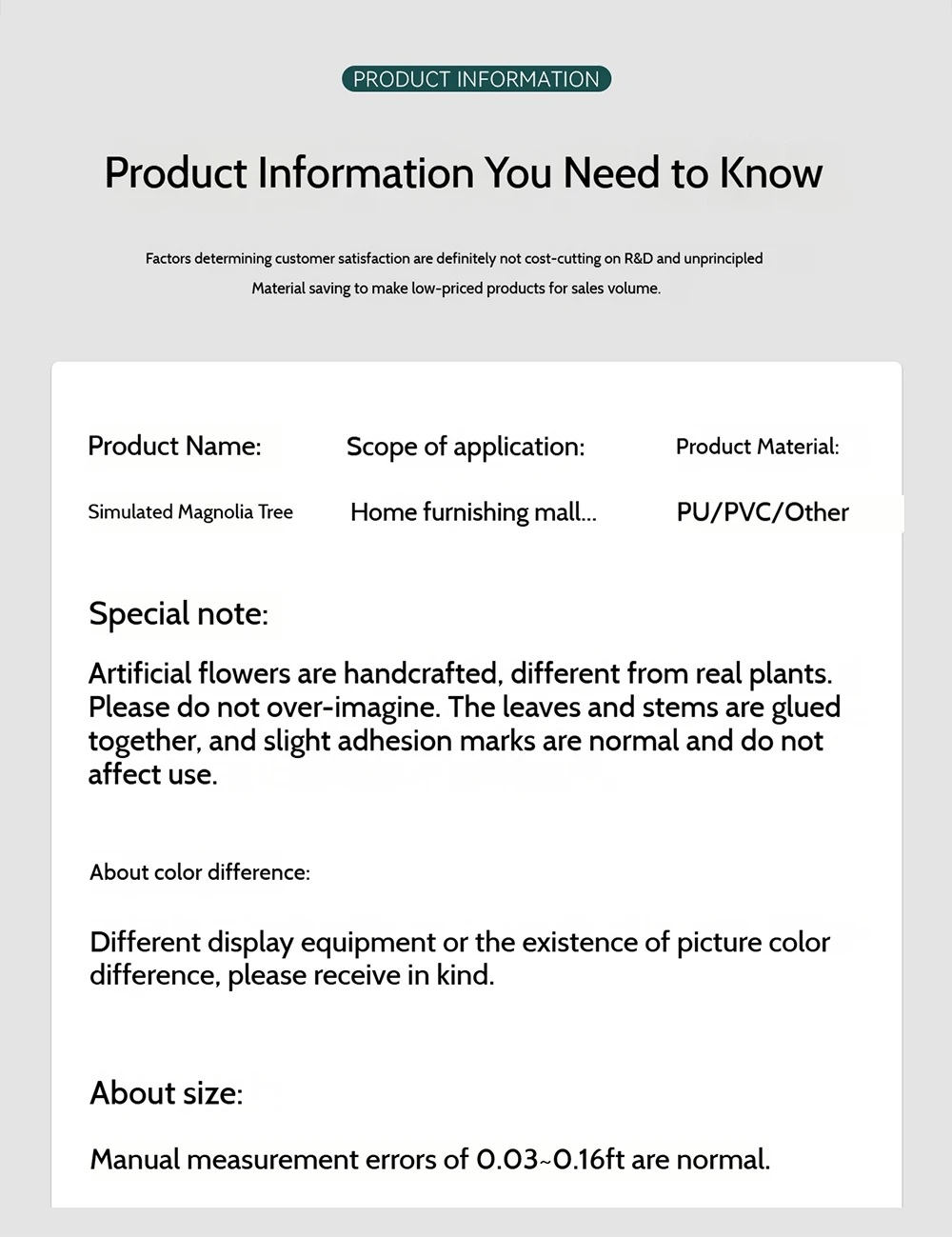 product plastic artificial magnolia tree shaped plant eco friendly high quality landscaper outdoor wedding stage flower decoration-20