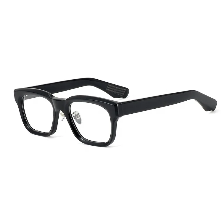 Transparent Reading Anti Blue Light Blocking Trendy Bio Acetate Optical Glasses Eyeglasses Frames