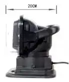 360 Degree Spot Scene Black Color Ambulance Fire Emergency Warning R65 Magnetic LED Emark Truck Search Light