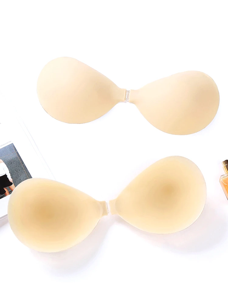 Backless matte silicone bra body shaper