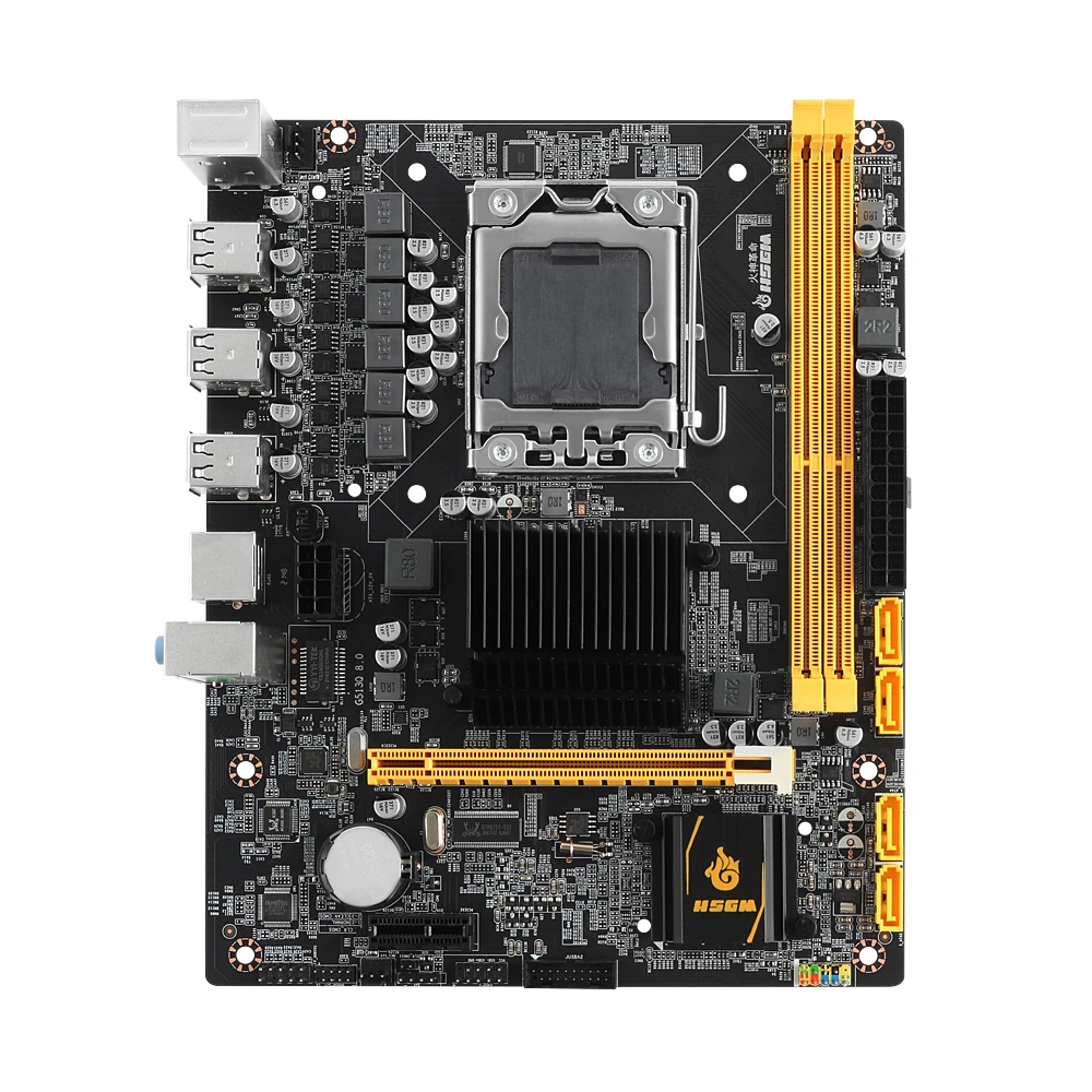 Hsgm материнская плата X58-6S LGA 1366 процессор разъем 8 * USB2.0 порта компьютера