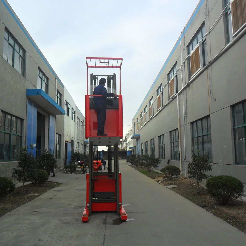 Warehouse Electric Order Picker Logistic Lifting Equipment Order Picker Forklift with 6m Lifting Height