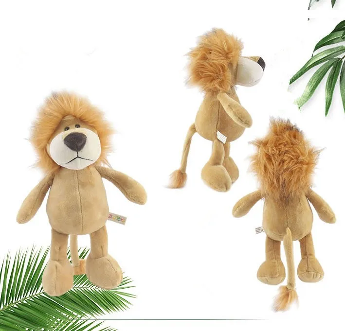 Мини-сафари животные зоопарк джунглей милые плюшевые слон обезьяна жираф леопард Лев тигр бегемот олень для дня рождения