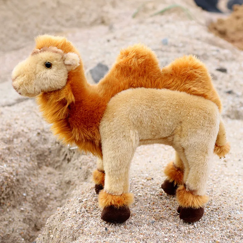 New Sunrise Factory's Soft Stuffed Desert Camel Doll Toy Promotional Wholesale Camel Plush Toys PP Cotton Filling Mesh Lining