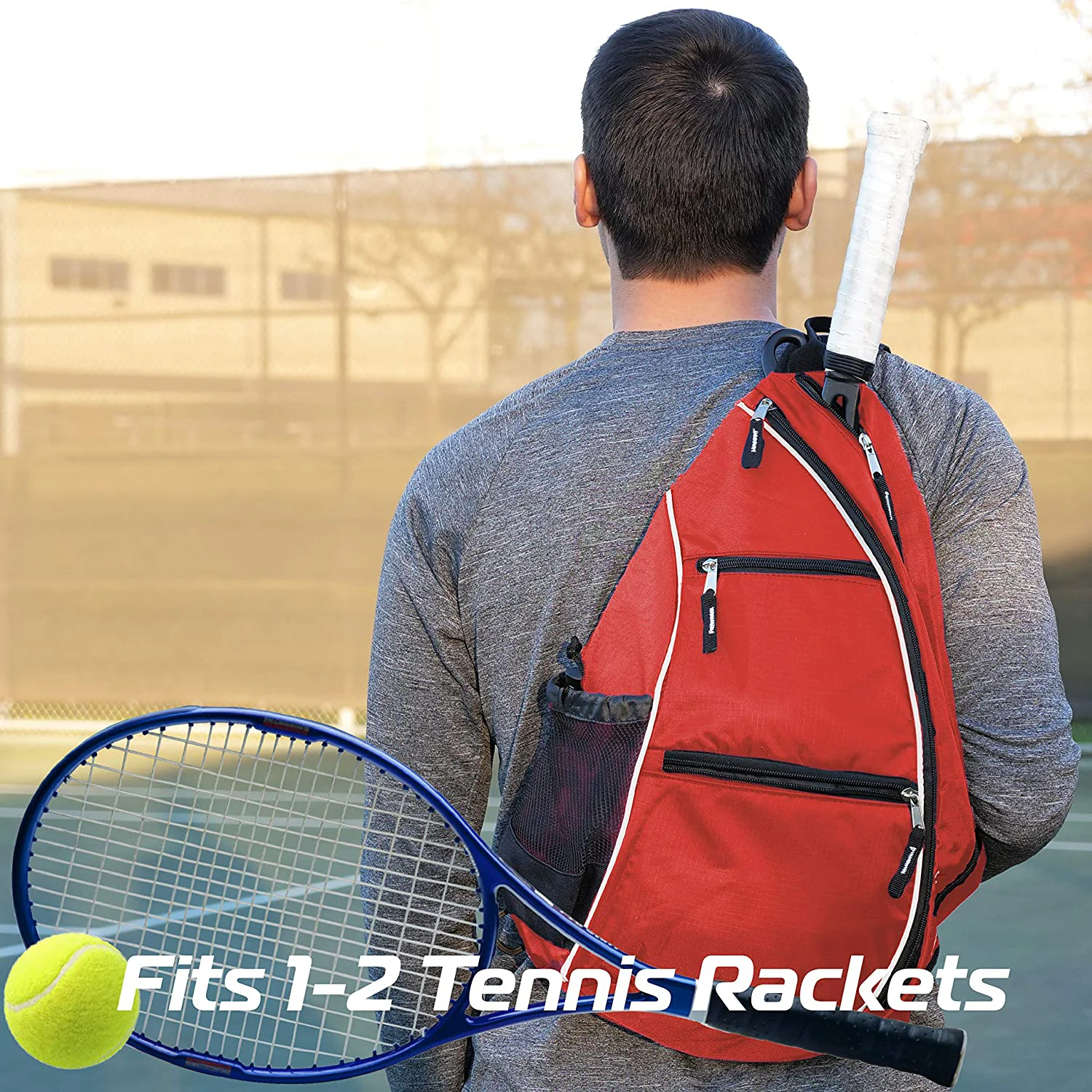 tennis racket sling bolsa