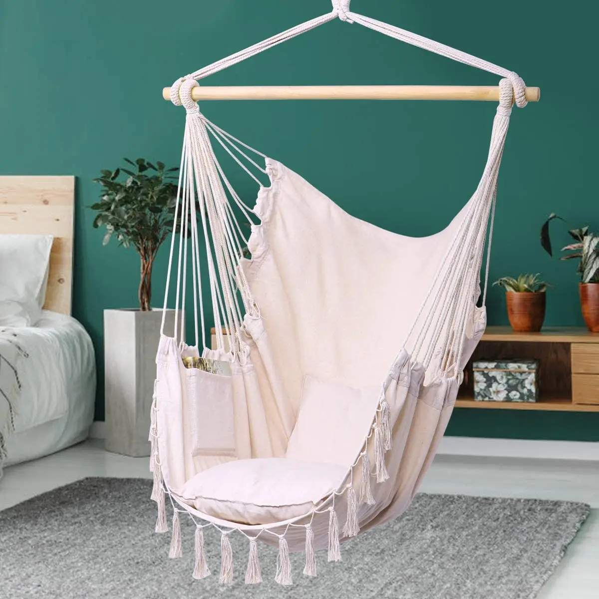 cotton weave chair hammock