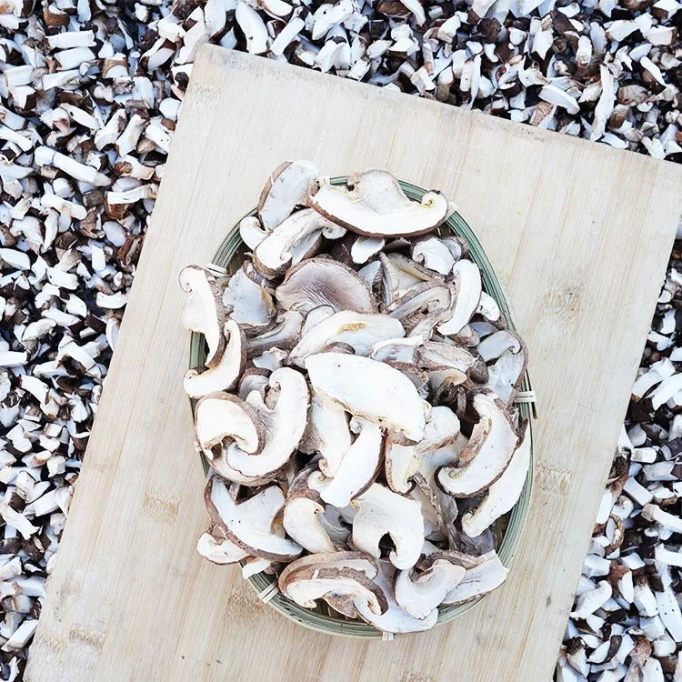 Высококачественные сушеные грибы шиитаке, сушеные нарезки шиитаке, грибы