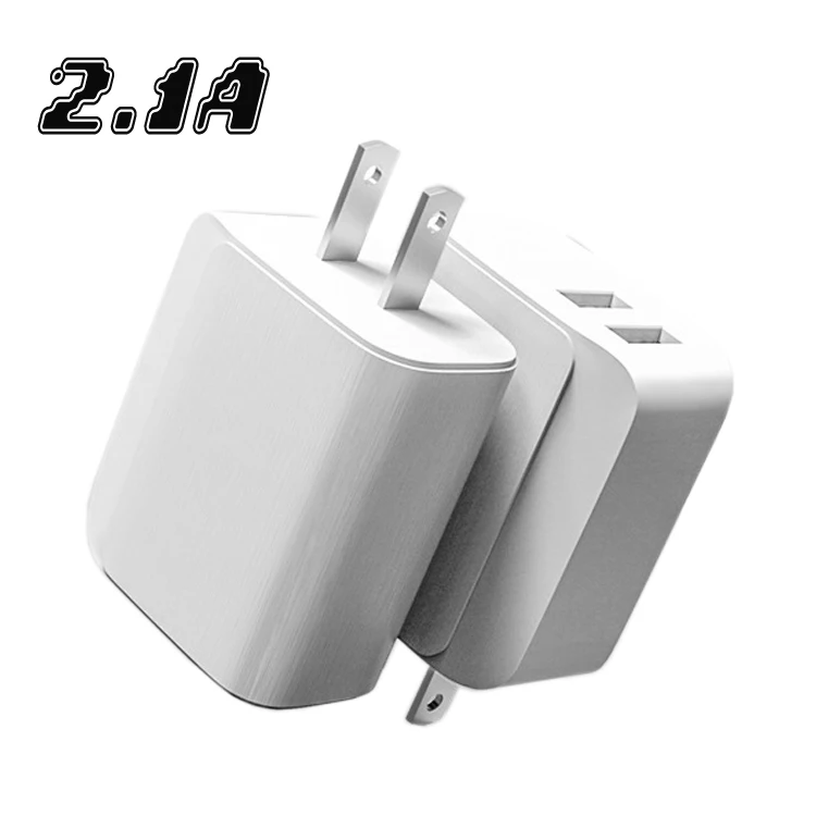 Free Logo Printing 10w 5v  1 Port 2 Usb A Wall Charger 2amp Mobile  Charger For Iphone Samsung Us Eu Pin Charger - Buy 2 Usd Wall Charger, A  5v Charger,2amp