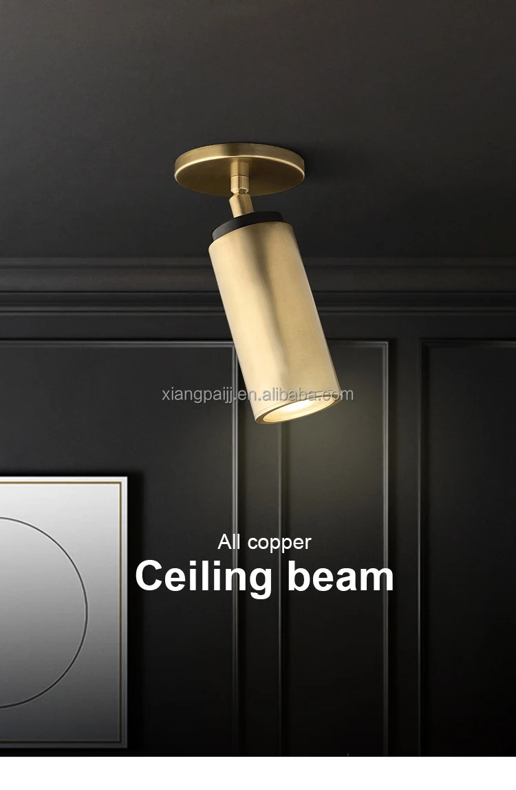 Surface Mounted Downlight Bedroom Brass Ceiling Lights Home Decor