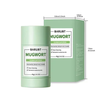 Wormwood ODM Face Mask Sheet Deep Cleanse and Pore Cleaner for Sensitive Oily Skin Tea Aloe Based Impurities Skin Oil Control