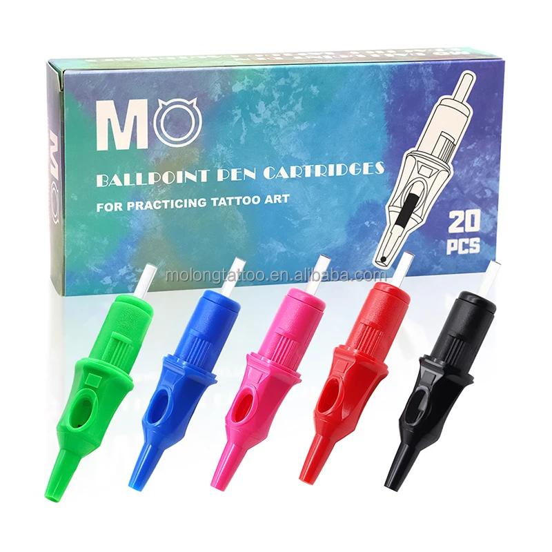 Dotwork Mo Tattoo Ballpen Cartridges Tattoo Machine Practice Ballpoint