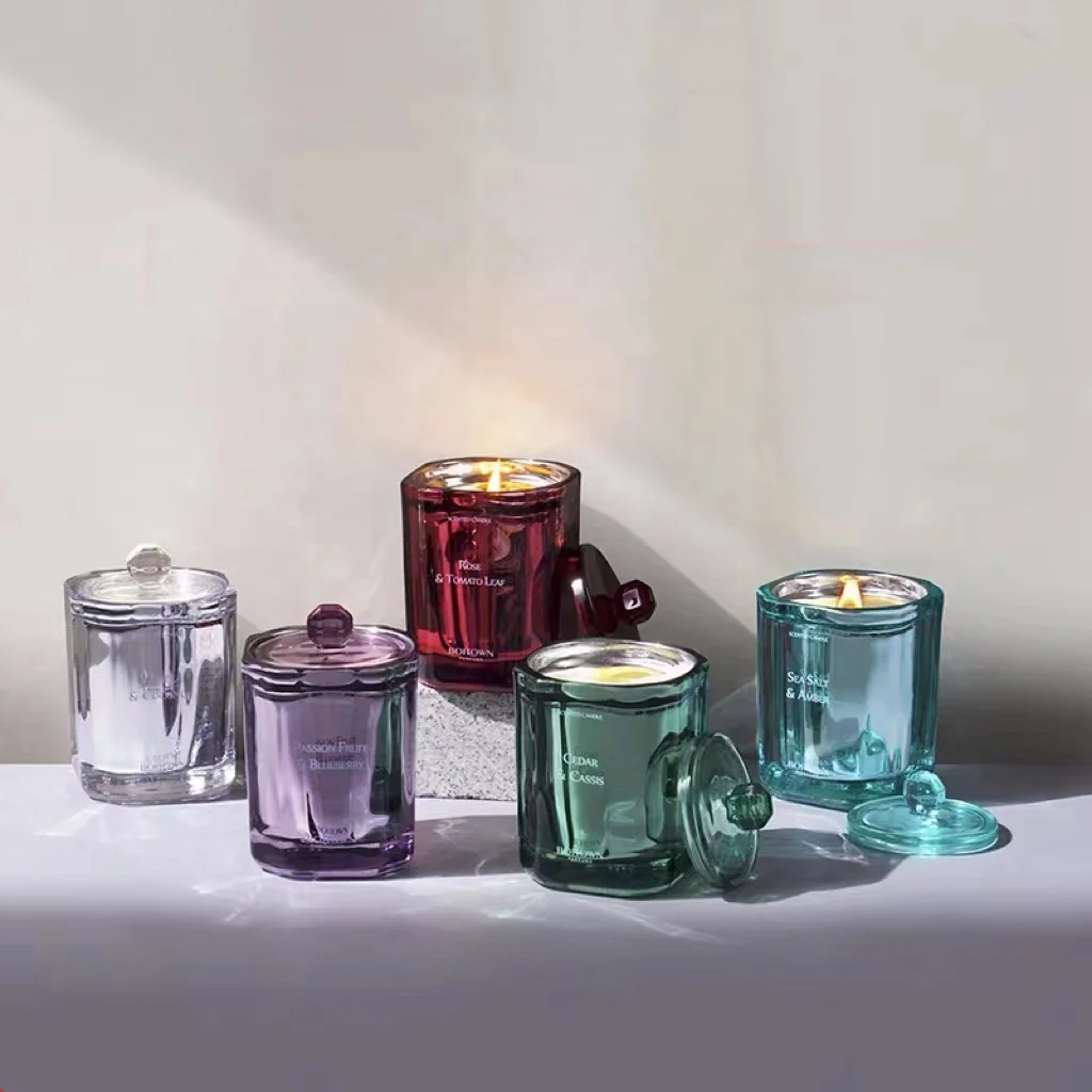 Ultralow Shipping Cost Candle Jars With Lid And Box Packaging Glass