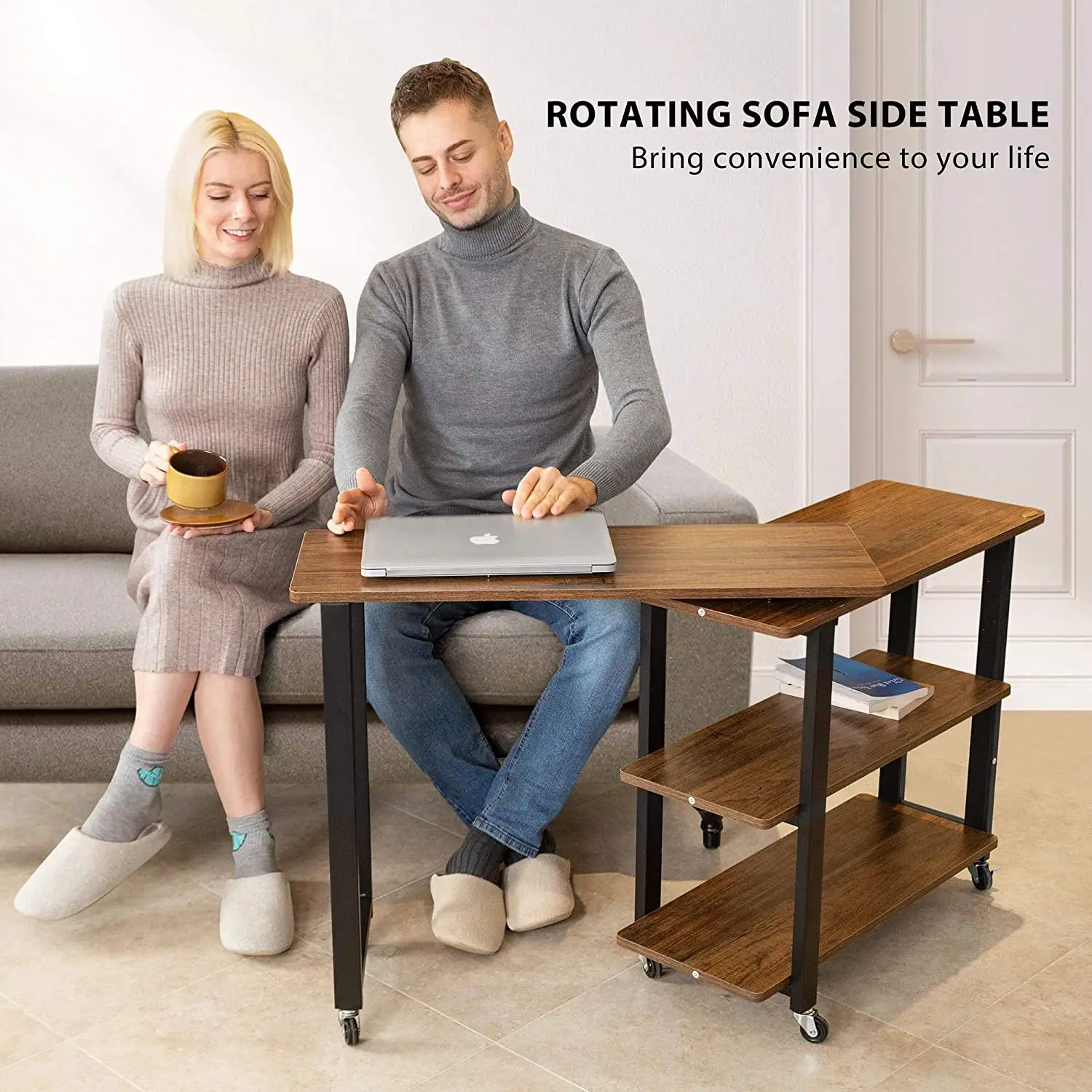 Movable Home Office Sofa Side End Laptop Table With 2 Tiers Storage Shelves Buy Overbed Table Laptop Desk Tray Side Table Modern Home Bed Sofa Black Movable Home Office Sofa Side End Laptop Table With 2 Tiers Storage Shelves Buy Overbed Table Laptop Desk Tray Side Table Modern Home Bed Sofa Black