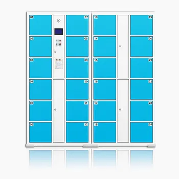 Supermarket Electronic Lockers Fingerprint Face Recognition Mobile Phone Charging Storage Cabinets Commercial Furniture for Mall