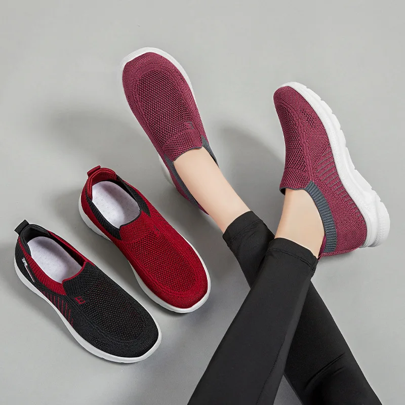 Zapatillas de deporte de moda para mujer, calcetines para