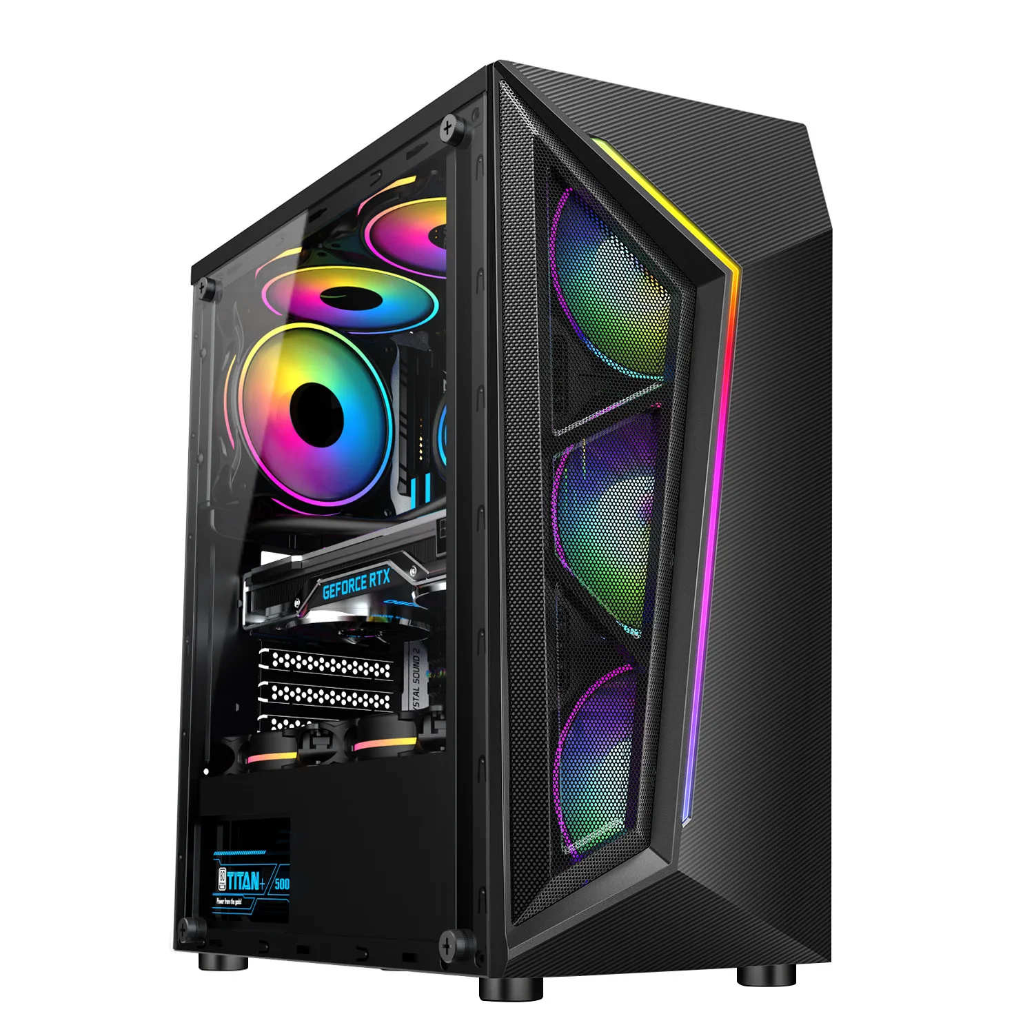 Latest Tower Atx Case Desktop Cabinet Gamer Gaming Pc Cabinet Aluminum ...
