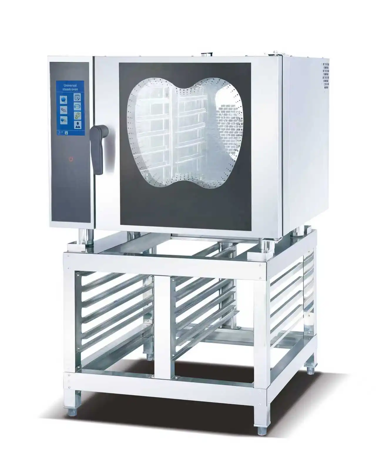 Commercial Combi Oven - Smart Touch Screen Multifunctional Steam & Bake All-in-One Machine for Hotels and Restaurants
