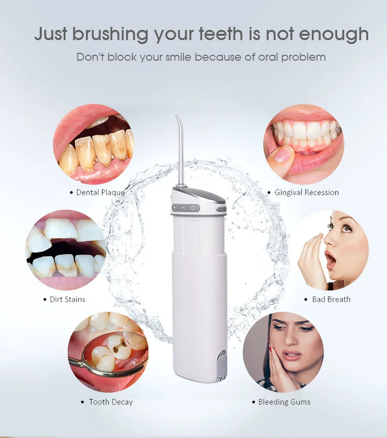 Портативное оборудование для чистки зубов, полости рта и ополаскивания