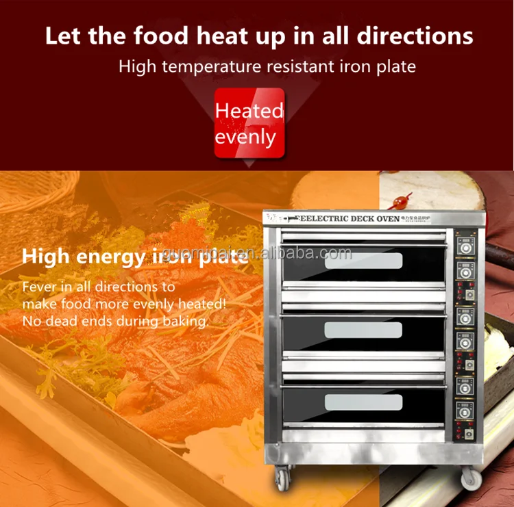 Commercial high quality electric pizza ovens from factory