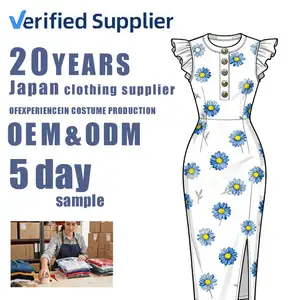 Hot Sale Sweet Breathable Rose Floral Lace Trim Nylon off Shoulder Anti-Wrinkle Anti-Static Dress for Women Summer