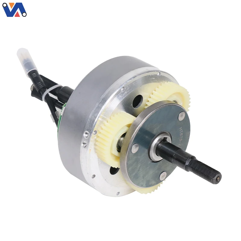 Motor de buje trasero para OUXI V8-Mini – repuesto para bicicleta de neumáticos anchos de 16 pulgadas – salida del cable por el lado derecho con enchufe negro – pieza de potencia original OXV8-48