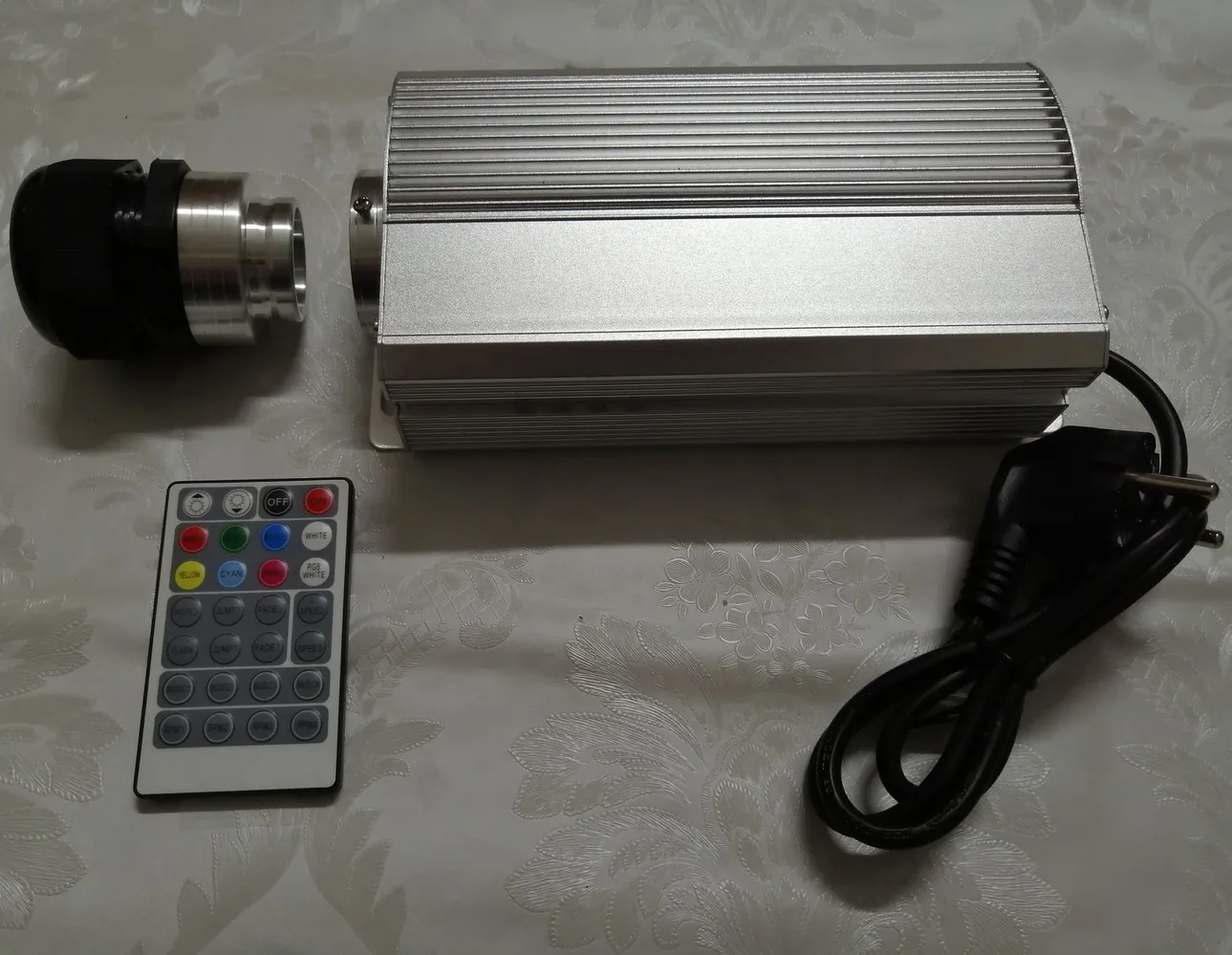 Fiber Optic  Chandelier Light Source RGB Color Change 45w Led Illuminator With Remoter Controller