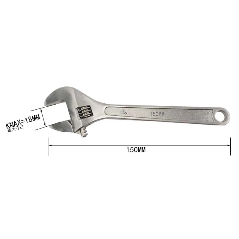 Adjustable 304 Stainless Steel Wrench High Temperature Resistance Rust Anti-Magnetism Corrosion Resistance Forging Services supplier