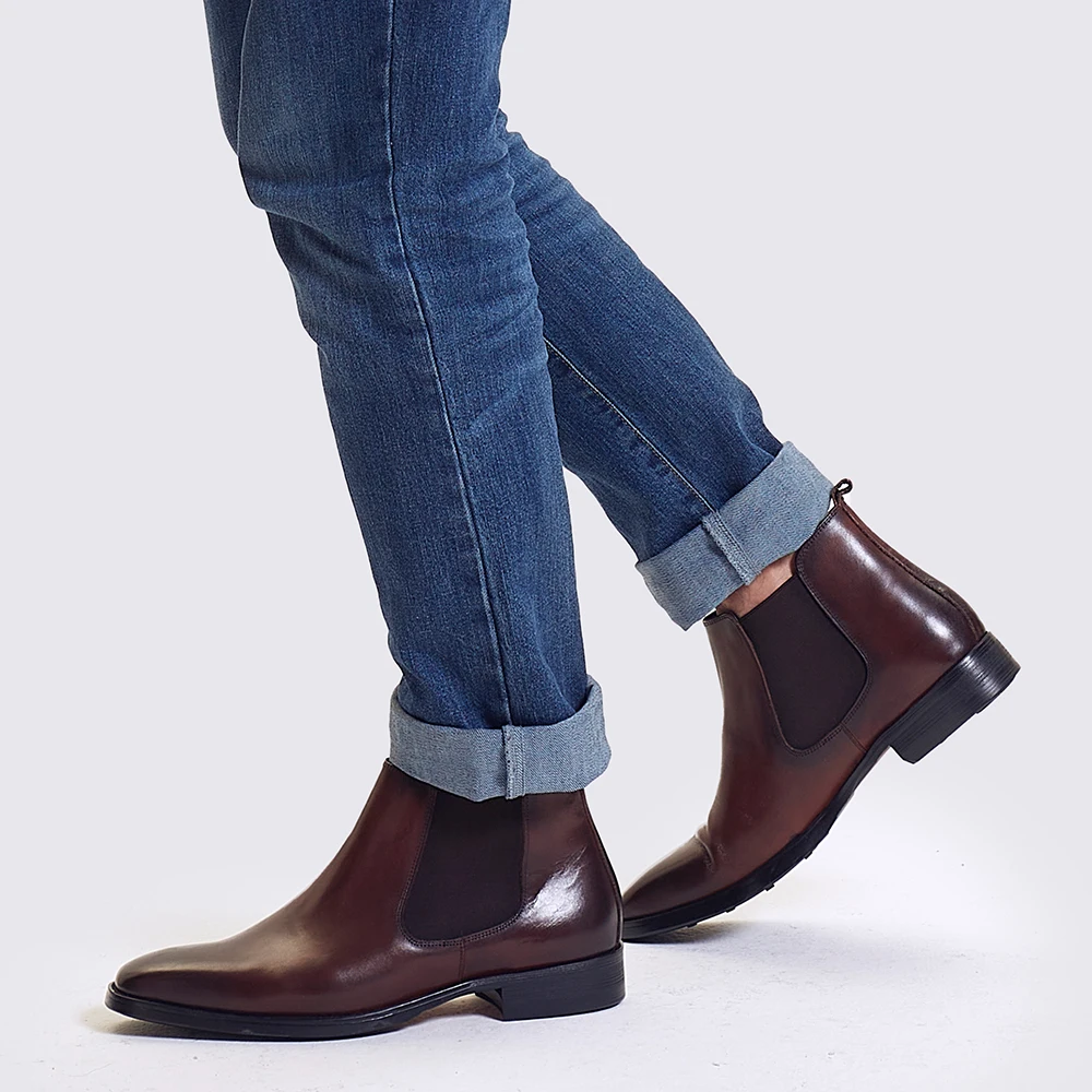 Shop Our Factory Supply of Genuine Leather Chelsea Boots