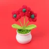 Christmas red-3Puff flower pot