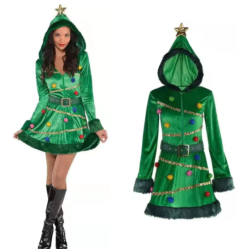 white christmas dresses Dress up Christmas tree main image 0