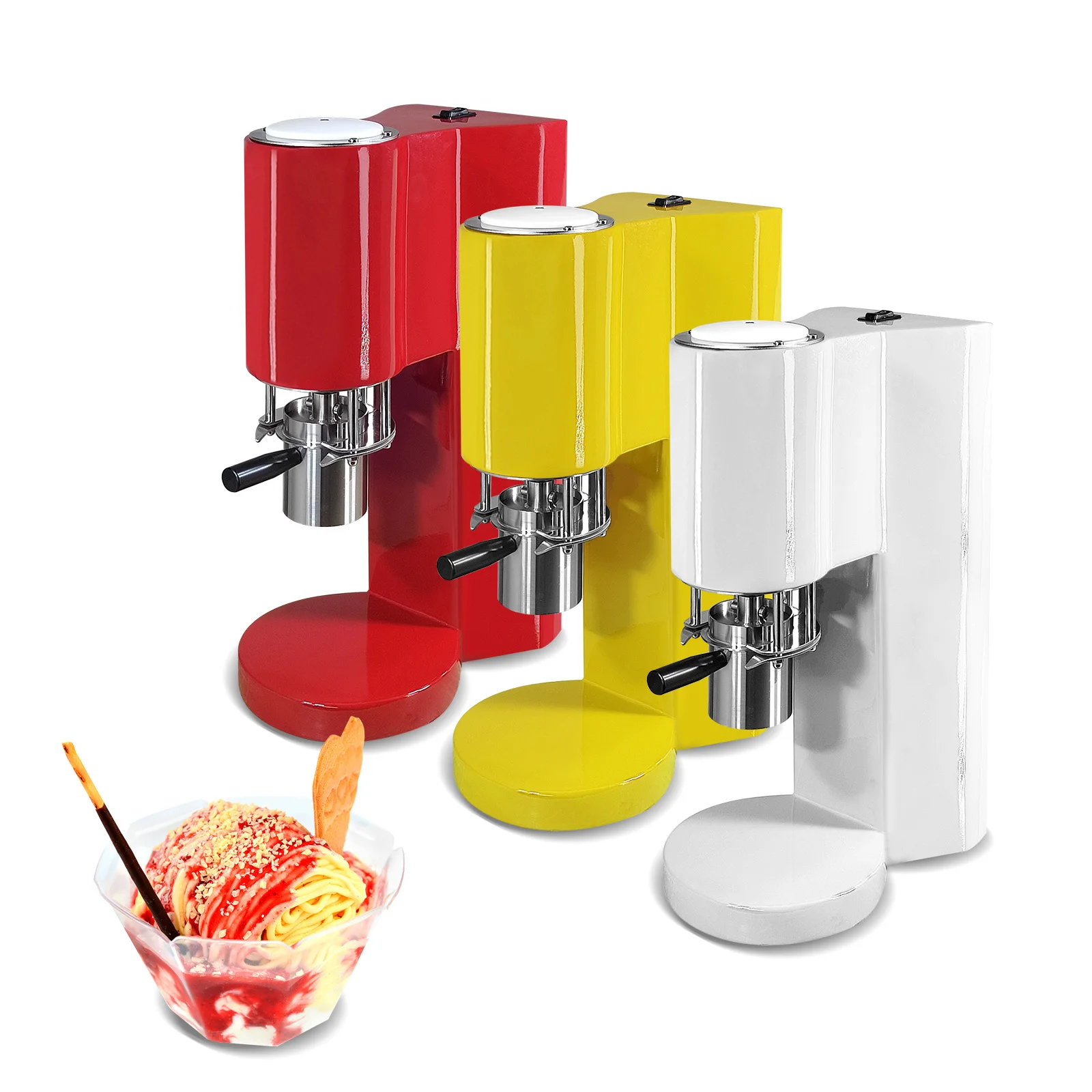  Kolice Commercial Gelato Ice Cream Blending Machine, Frozen  Yogurt Mixing Machine, Spaghetti Press Ice Cream Noodel Shape Maker, Hard  Ice Cream Noodle Making Machine Snack Food Equipment: Home & Kitchen