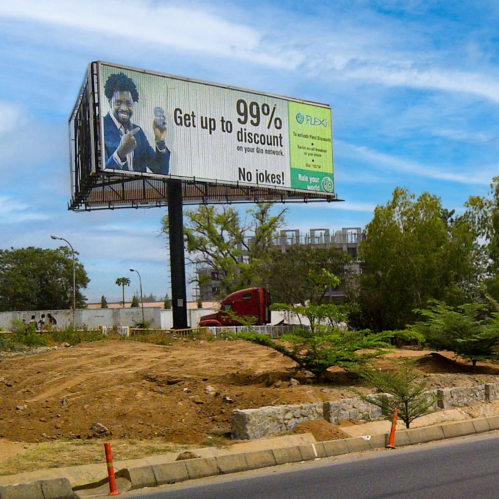 Outdoor / Indoor Rotating Three Faces Tri-vision Billboard
