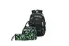 7798-1 camouflage black with green-19 inches