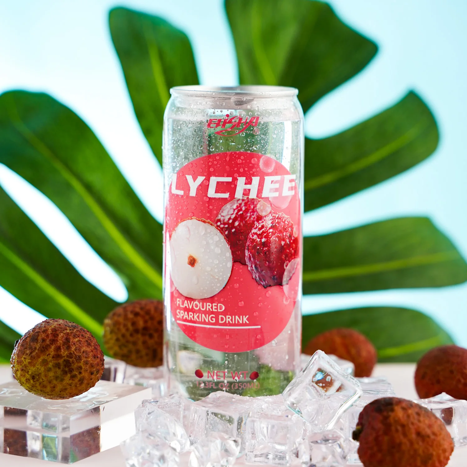 Chinese Natural Sweet Private Label Lychee Soft Drinks 350 Ml