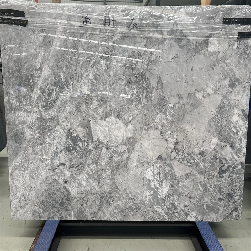 product luxury calacatta grey marble slab for hotel floor and wall tiles top quality grey marble book matched bathroom wall-1