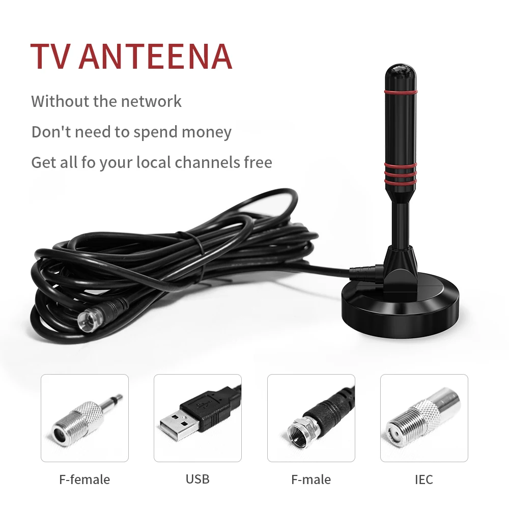Outdoor Socket Circular hd Switch Rotating Wave Max Transmitter Best Buy Uhf Vhf External Indoor Digital Tv Antenna for Smart