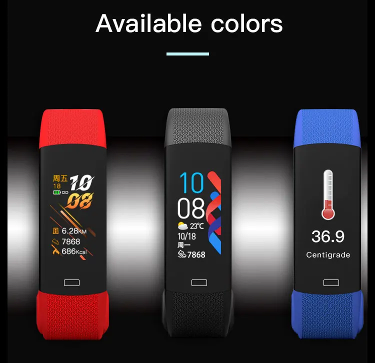 Oem Personalized Smart Health Sports Fitness Bracelet Wrist Smart Band
