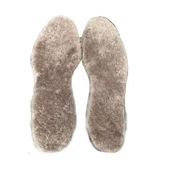 Winter boot padding Lamb wool padding warm plush shoe insoles sheepskin slipper padding