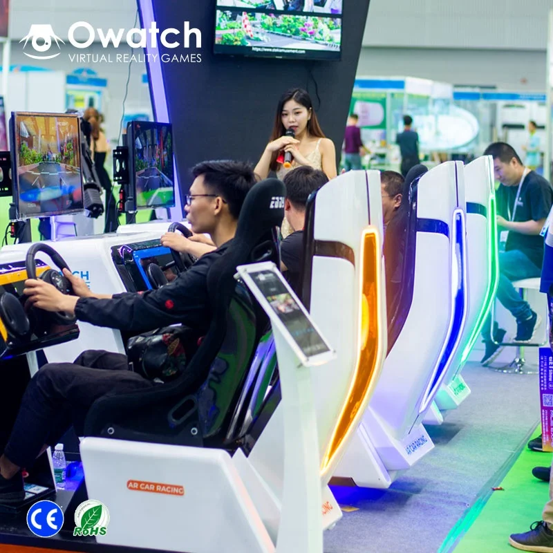 Multi Players Interactive AR Racing Car Game Machine Entertainment Augmented Reality Race Car Simulator