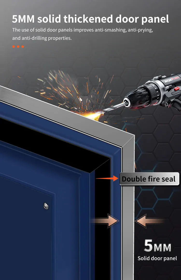 CEQSAFE Fire-proof Safe Document Heavy Duty Large Security Fireproof Safety Boxes details