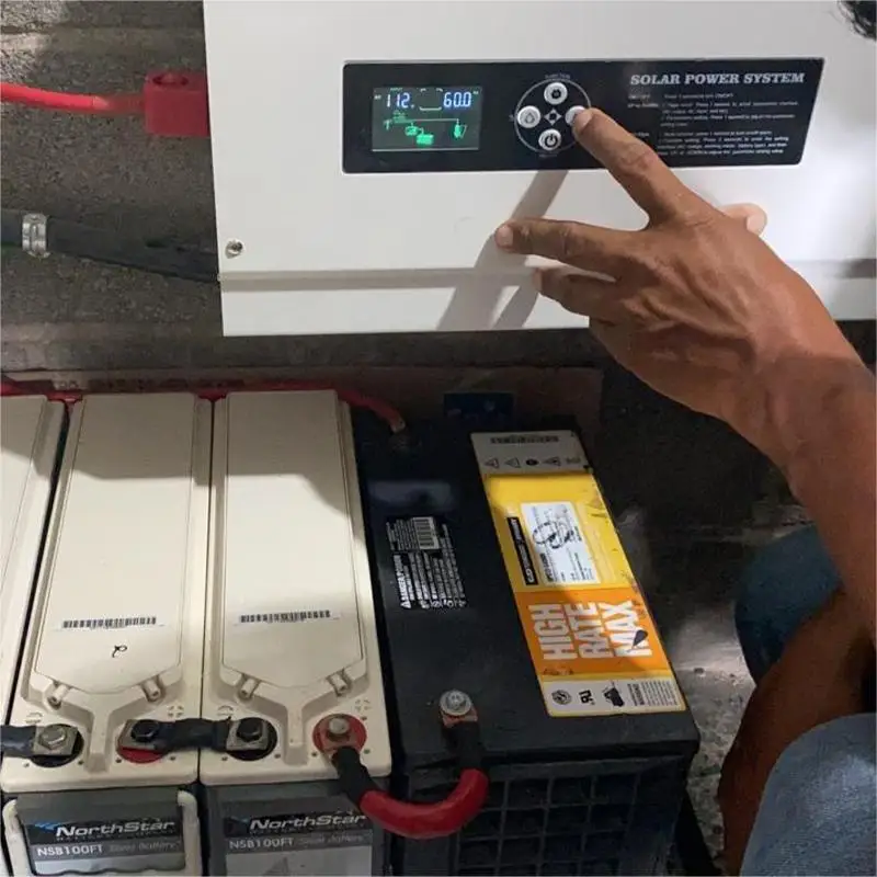 Toroidal Transformer Inverter Hybrid Inverter 5 Kva 24v 48v110v 220v With Ac Charger for Home Solar System