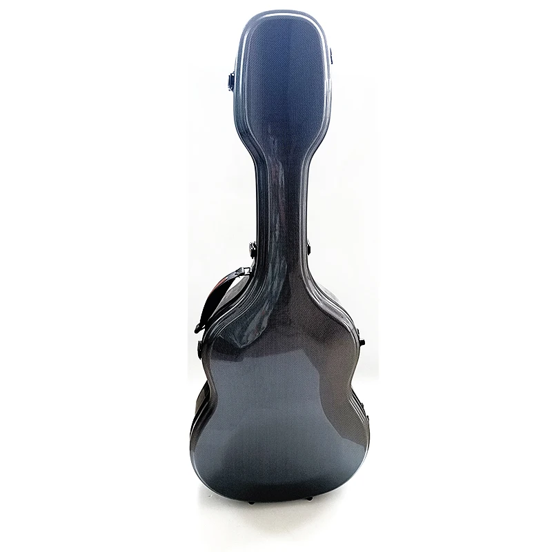 High Quality Custom Colorful Shaped Classical Acoustic Fiberglass Hard Guitar Case
