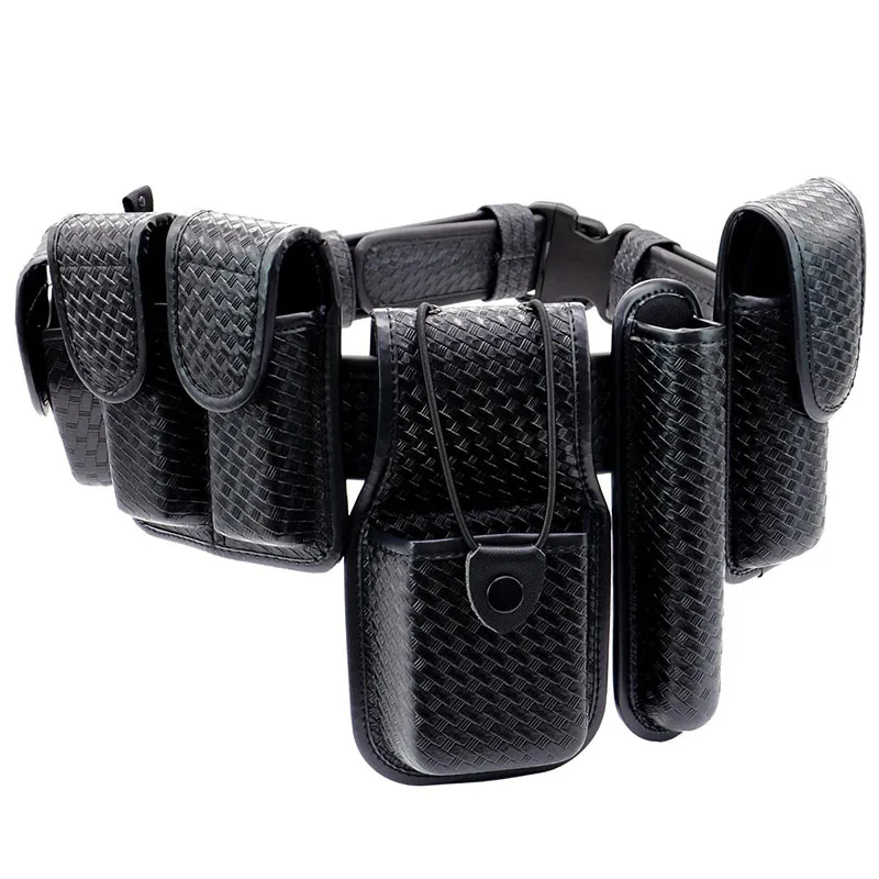 High Density Outdoor Material Multifunctional Duty Web Training Belt Rig with Handcuff Case Duty Belt Tactic Waist Belts