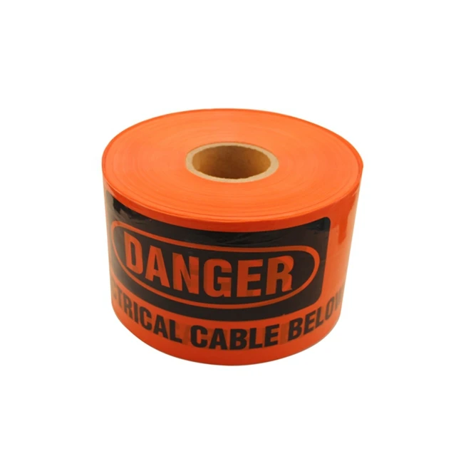Non-detectable PE Underground Caution Marking Warning Buried Finding Protection Tape for Cable Wire Marker Finding
